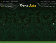 Tablet Screenshot of kronicjuice.com